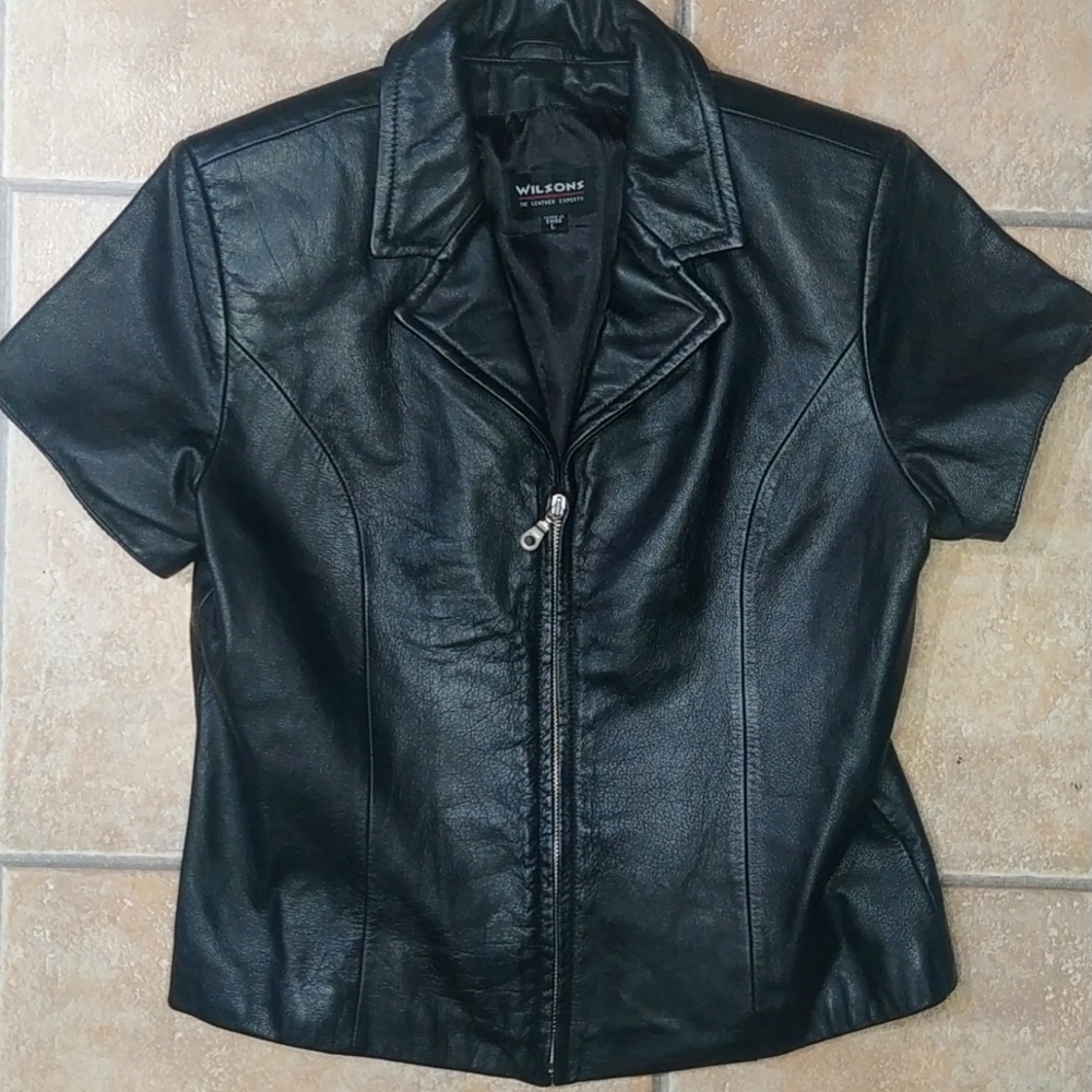 Leather top
